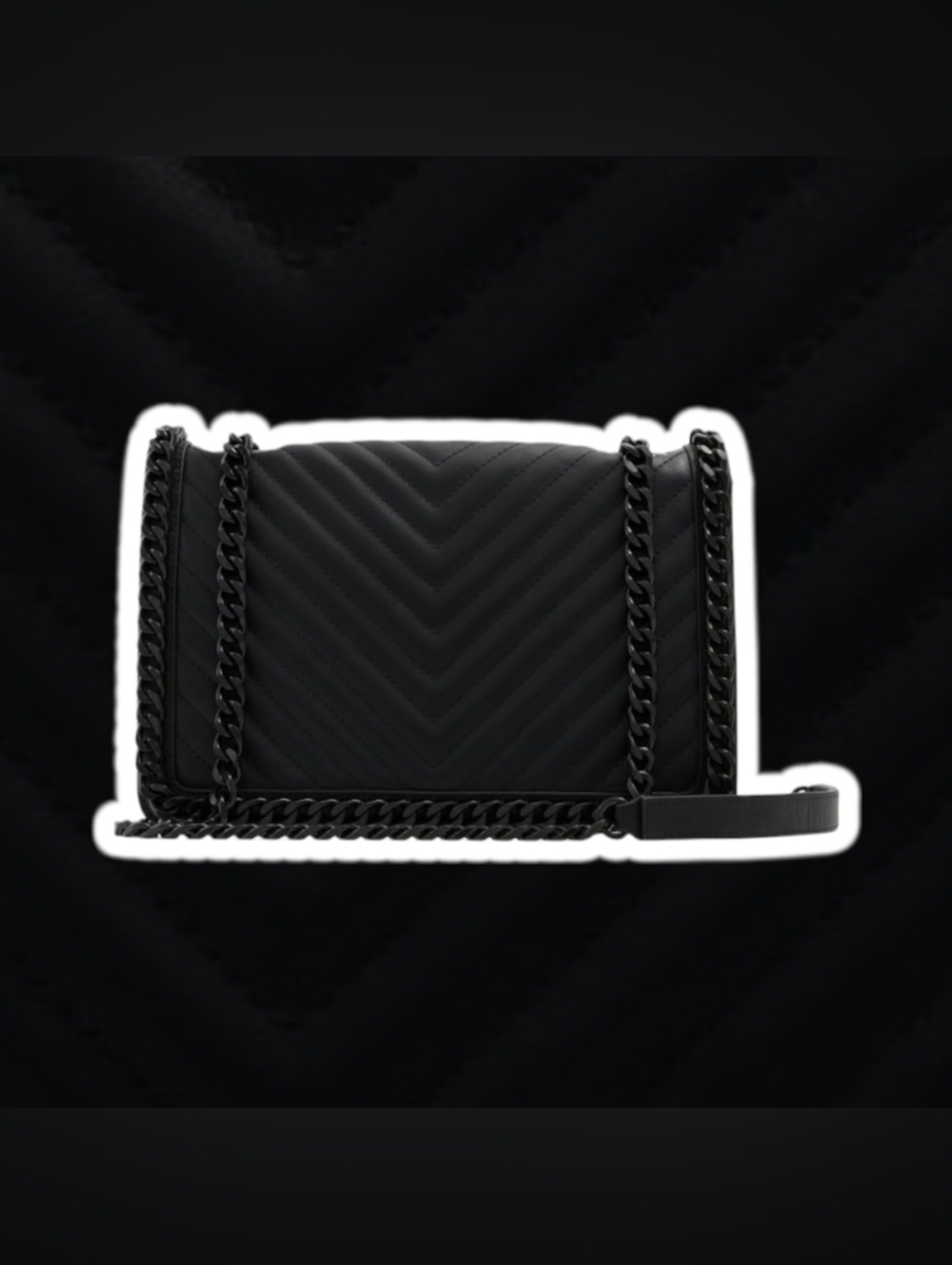 (EUC) ALDO® Medium Greenwald Crossbody Bag - Black